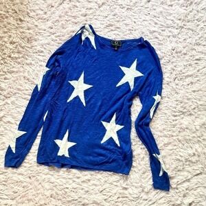 Stars Bright Vivid Celestial Coraline Kidcore Cartoon Top Womens M Kawaii Weird